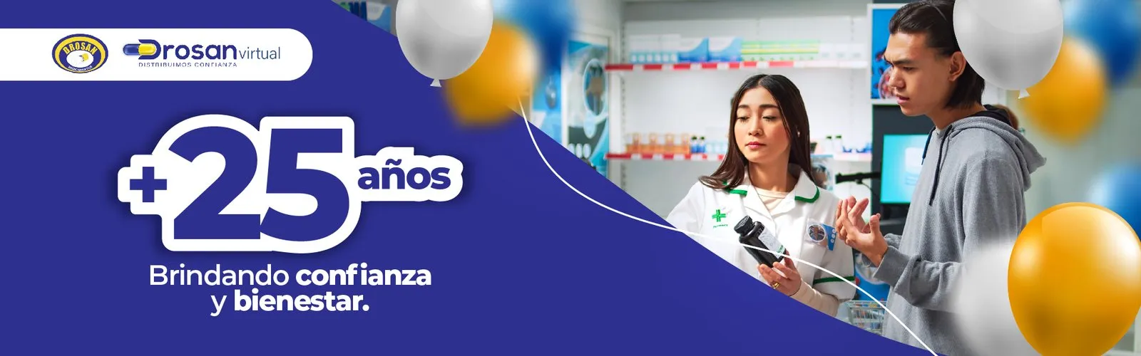 Marcas líderes en farmacia, droguería y bienestar con envío a domicilio en todo el país